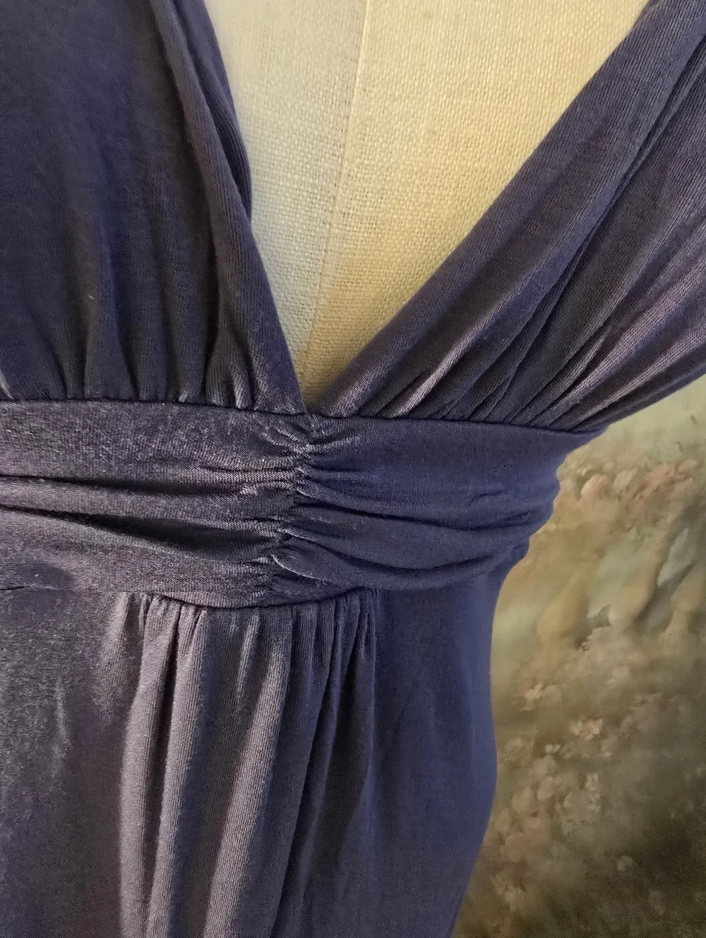Victoria Secret Bra Top Maxi Dress Deep Blue S - Picture 4 of 12
